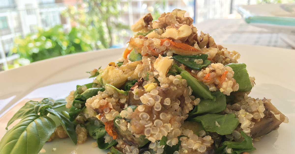 preparazione-insalata-di-quinoa