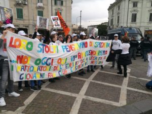 Inizia la manifestazione contro le mafie a Piazza del Popolo organizzata da "Libera"