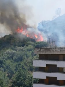 Incendio 29-06-2020 a Messina