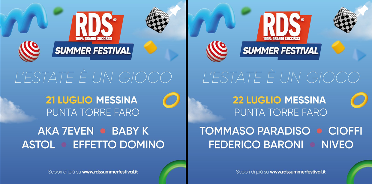 Artisti messina rds summer festival