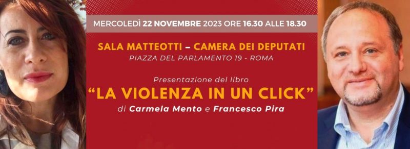 Banner "La violenza in un click" di Carmela Mento e Francesco Pira