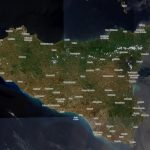 Sicilia 2025, ripresa satellitare da Copernicus