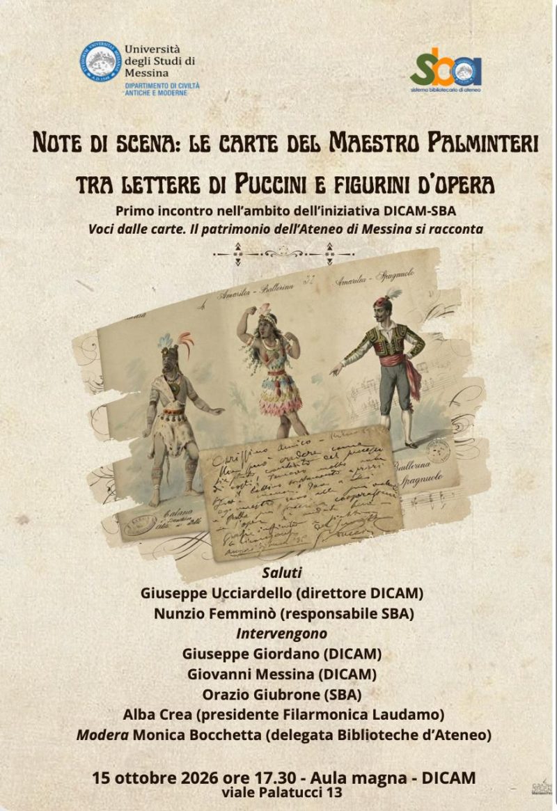 lettere di Puccini e figurini d’opera